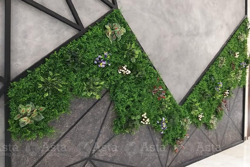 ArtificialGreenwall at Marzat Hypermarket