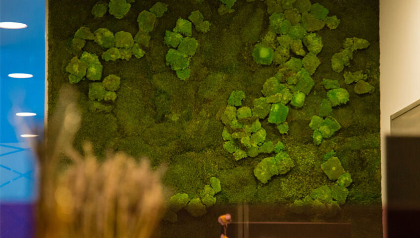 Preserved Green wall at Qatar Financial Center