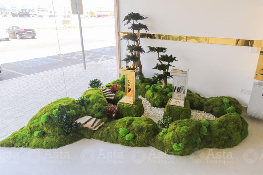 Preserved Indoor Landscape Project at Mamoura Lift