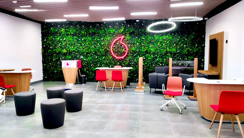 High-Quality Artificial Green Wall Project